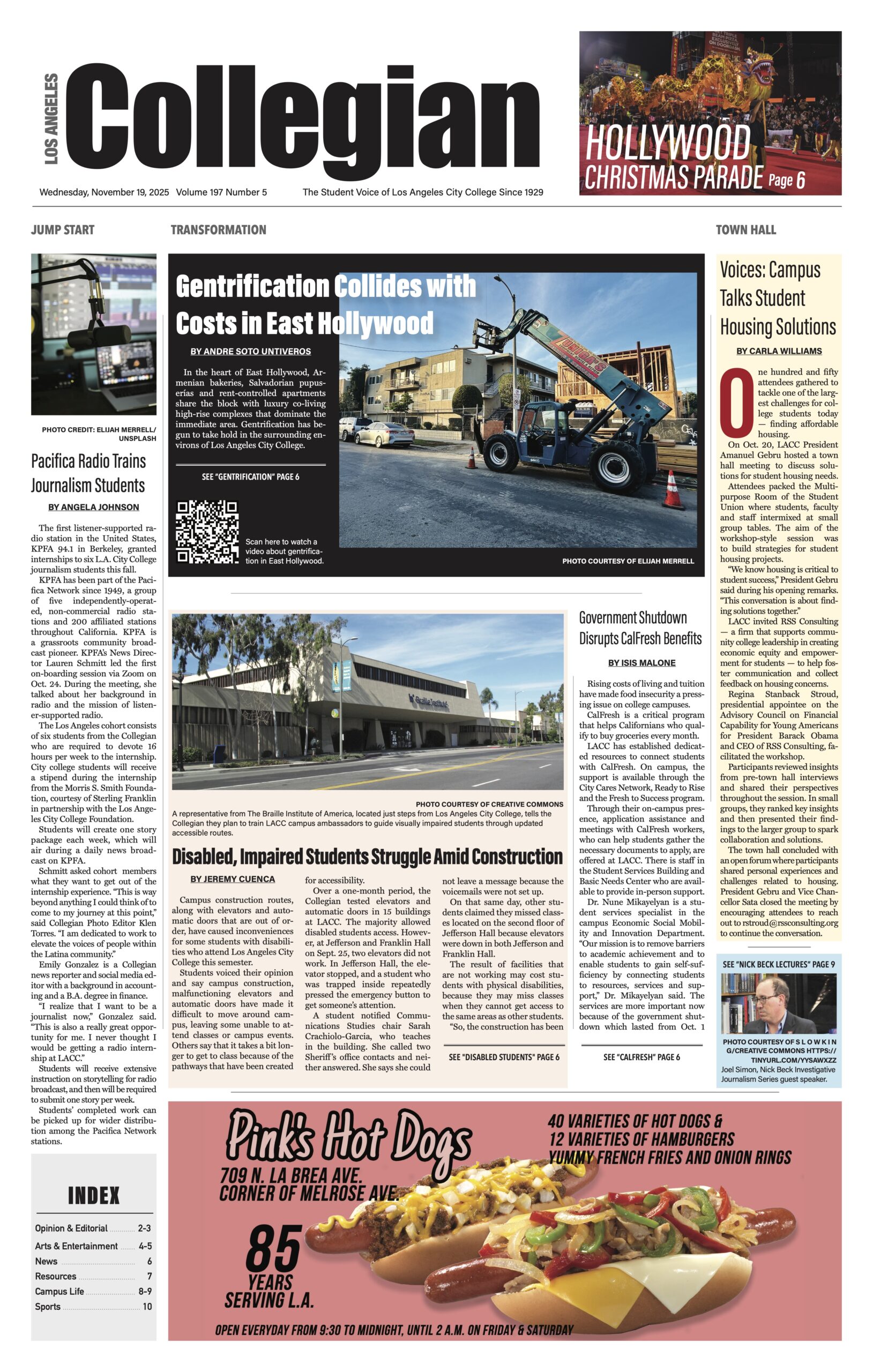 Los Angeles Collegian Fall 2025 Issue 5